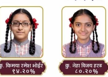 न्यू पिंपळोली हायस्कूलमध्ये मुलींचा दबदबा; मासले बेलपाडा गावाच्या विद्यार्थिनी अव्वल
