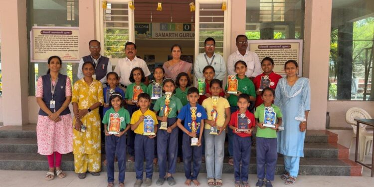 समर्थ गुरुकुलच्या विद्यार्थ्यांचे नॅशनल अबॅकस स्पर्धेत दैदिप्यमान यश