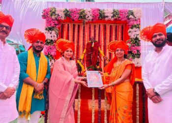 आमदार संजना जाधव यांच्याकडून धर्मवीर छत्रपती संभाजी महाराज जयंती उत्सवाला सदिच्छा भेट