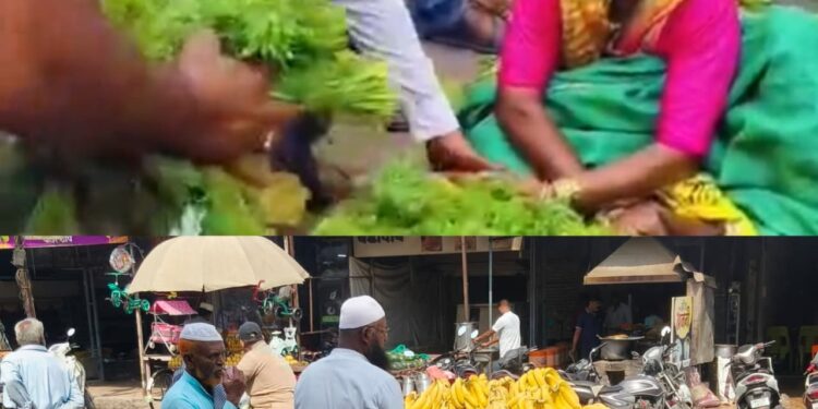 केळी विक्रेतांना मोकळीक तर भाजीपाला विक्रेत्या वर बसून कारवाईचा बडगा हा कसला न्याय?