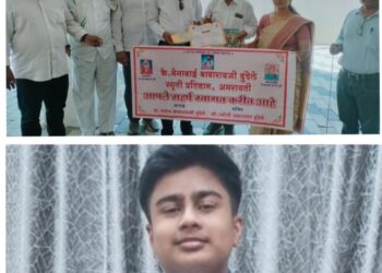 कै. मैनाबाई बुंदेले प्रतिष्ठानतर्फे चि. श्रीजीत अनिल वानरे यांचा सत्कार