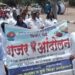 लोककलावंतांच्या न्याय हक्कासाठी जुन्नरमध्ये गजर आंदोलन; मागण्या मान्य न झाल्यास महागजर आंदोलनाचा इशारा