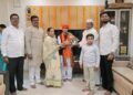 सोनके येथे नऊ किलो चांदीच्या नागदेवता व पलंग अर्पण सोहळ्याला उत्स्फूर्त प्रतिसाद