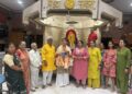 जागतिक परिषदेत भारताचे प्रतिनिधित्व करणाऱ्या डॉ. योगिता महाजन तळेकर यांचा साईबाबा जन्मस्थान मंदिरात गौरव