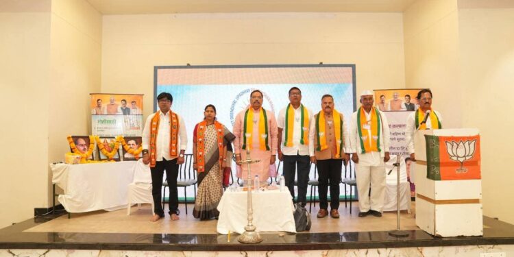 पंडित दीनदयाल उपाध्याय प्रशिक्षण महाअभियानांतर्गत पदाधिकाऱ्यांची मोठी उपस्थिती