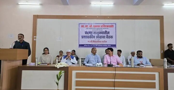 चंदगड तालुक्यातील प्रलंबित प्रश्नांवर ६ महिन्यांत प्रभावी कार्यवाही करा; पालकमंत्री प्रकाश आबिटकर यांचे अधिकाऱ्यांना निर्देश