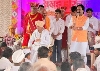 देभेगाव येथे अखंड हरिनाम सप्ताहाची सांगता; अंबादास दानवे यांची सदिच्छा भेट