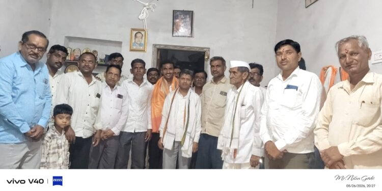 देविदास गाडे यांची पीएसआय पदी नियुक्ती झाल्याबद्दल हार्दिक सत्कार