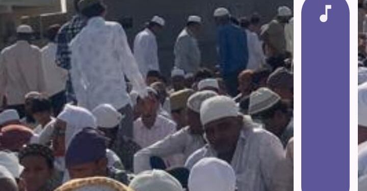 जळकोट शहरात ईद-उल-अजहाची नमाज शांततेत व उत्साहात संपन्न