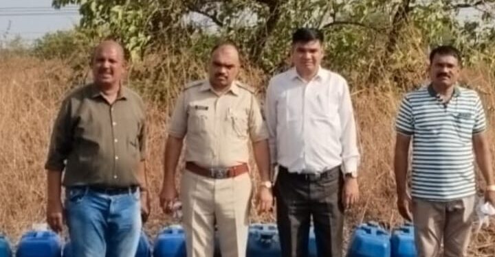 सांवगी मेघे पोलिसांची दमदार कारवाई; २.८५ लाख रुपयांचे २,७३० लिटर डिझेल-पेट्रोल जप्त