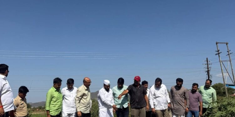 भोर मुळशी चे आमदारशंकरभाऊ माडेकर यांनी केले पाहणी