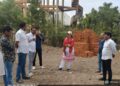 वृंदावन नगरातील वाढीव पाणीपुरवठा योजना कामाची उपनगराध्यक्षांकडून प्रत्यक्ष पाहणी.