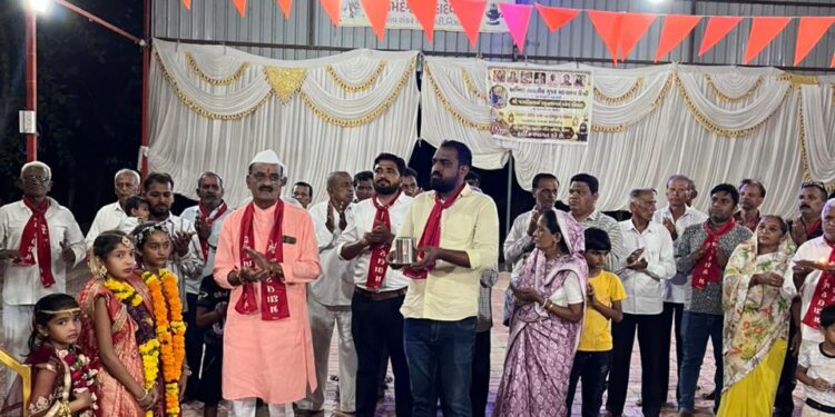 खोडलधाम दशाब्दी महोत्सव निमंत्रण रथयात्रेचे निजर तालुक्यात भव्य स्वागत.