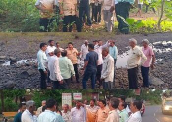 बांधकरवाडी परिसराची नगराध्यक्ष संदेश पारकर यांच्याकडून पाहणी; नागरिकांच्या समस्यांवर लवकर उपाययोजनांचे आश्वासन