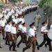 बकरी ईद निमित्त कळमनुरी शहरात पोलिसांचे भव्य पथसंचलन