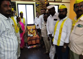 कंदलगावग्रामपंचायत येथे ३०१ पुण्यश्लोक अहिल्यादेवी होळकर यांची जयंती साजरी करण्यात आले