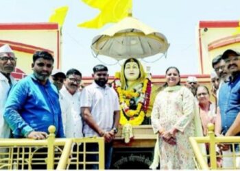 घोटाणे येथे पुण्यश्लोक अहिल्यादेवी होळकर जयंती उत्साहात साजरी