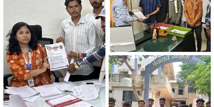 जनसंघर्ष यात्रेतील प्रश्नांसाठी शिरपूर फर्स्ट आक्रमक; विविध विभागांना निवेदने सादर