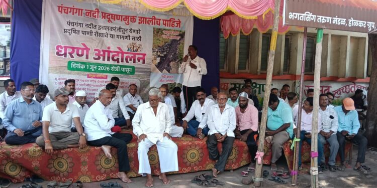 पंचगंगा प्रदूषणमुक्त करा; अन्यथा ३ जूनला कृष्णा पाणीपुरवठा योजनेला टाळे ठोकू – धनाजी चुडमुंगे
