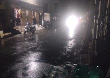 नादगाव (मुरुड-जंजिरा) येथे अवकाळी पावसाची हजेरी; नागरिकांची धावपळ