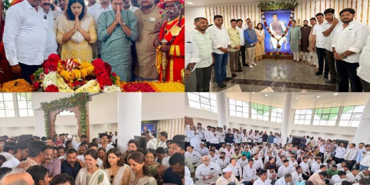 लोकनेते स्व. गोपीनाथ मुंडे यांच्या स्मृतिदिनानिमित्त गोपीनाथगडावर आमदार नमिता मुंदडा नतमस्तक