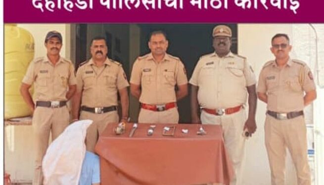 देशी कट्टे बनविणाऱ्या आरोपीला बेड्या; शस्त्रनिर्मितीचे साहित्य जप्त