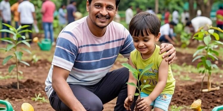 फोटो काढण्यापुरती झाडं लावू नका; ती मुलासारखी जगवून दाखवा : वृषाल आण्णा हुक्केरी यांचा पर्यावरण दिनी मोलाचा संदेश