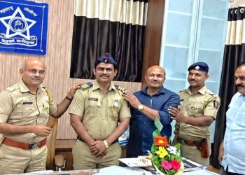 अनिल शेंगाळे यांना हवालदारपदी पदोन्नती