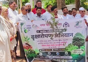 जागतिक पर्यावरण दिनानिमित्त कन्नड नगरपालिकेचा वृक्षारोपण उपक्रम; ‘झाडे लावा, झाडे जगवा’चा संदेश