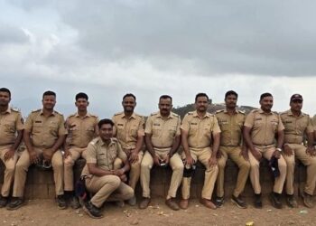शिवराज्याभिषेक सोहळ्यानिमित्त रायगडमध्ये कडक पोलीस बंदोबस्त; पेणचे PI संदीप बागुल यांची विशेष उपस्थिती