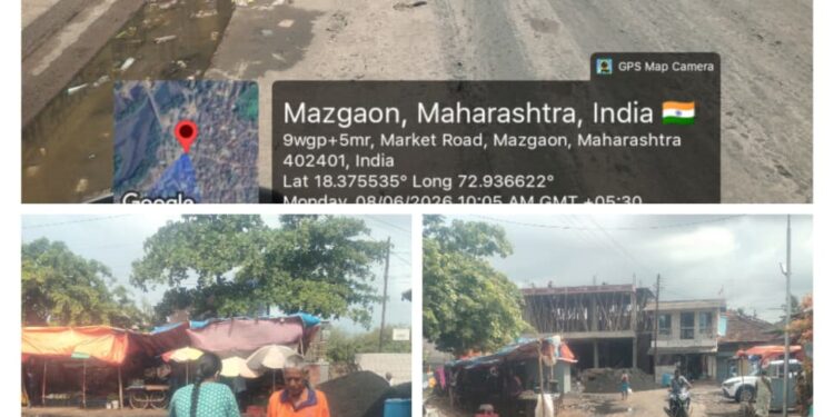 पहिल्याच पावसात मजगावात गटारे तुंबली; नागरिकांच्या निष्काळजीपणामुळे स्वच्छतेचा प्रश्न ऐरणीवर