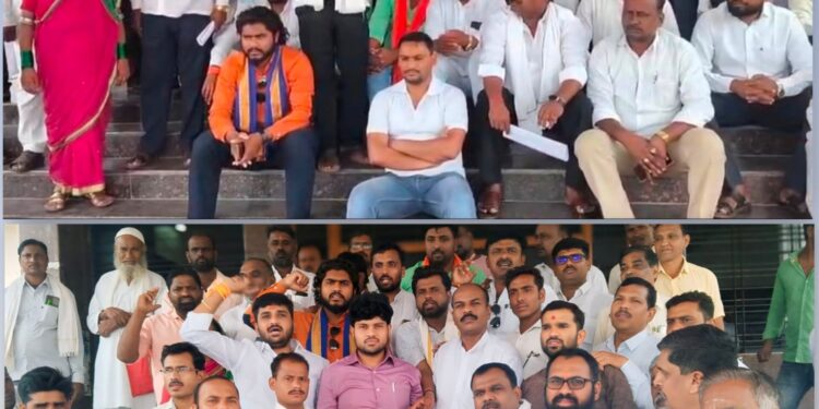 पेपरफुटी आणि विद्यार्थ्यांवरील लाठीचार्जविरोधात मुखेडमध्ये एल्गार; शिक्षणमंत्र्यांच्या राजीनाम्याची मागणी