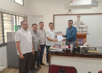 शिवस्मारकावर सहा महिन्यांपासून अंधार; प्रकाश व्यवस्थेसाठी नगर परिषदेकडे भावना कदम यांचे निवेदन