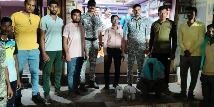आलापल्लीत अमली पदार्थांविरोधात मोठी कारवाई; गांजा व चिलमसह एक जण अटकेत