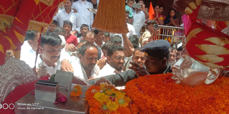 गोविंदपूर येथे श्री संत गजानन महाराज पालखीचे जल्लोषात स्वागत; हजारो भाविकांच्या उपस्थितीत भक्तिमय वातावरण