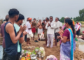 पावसासाठी नदीतून पाणी आणून देवाचा जलाभिषेक; गडचिरोलीतील कुनघाडा (रै.) येथे अनोखी परंपरा