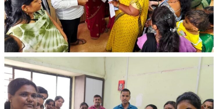 कडेगाव तालुक्यातील उमेद ग्राम सखींचे विविध मागण्यांसाठी पंचायत समिती प्रशासनाला निवेदन