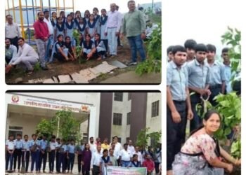 बेल वृक्षांचे वाटप आणि वृक्षारोपण कार्यक्रम उत्साहात पार पडला.