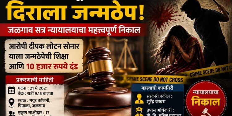 संपत्तीच्या वादातून भावजयीची कुऱ्हाडीने हत्या; दिराला जन्मठेप