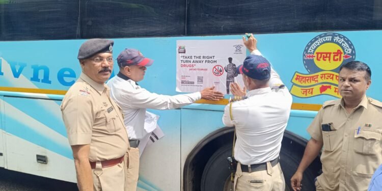 नवी मुंबई पोलिसांची ‘Say No to Drugs’ मोहीम; तरुणांना अमली पदार्थांपासून दूर राहण्याचे आवाहन