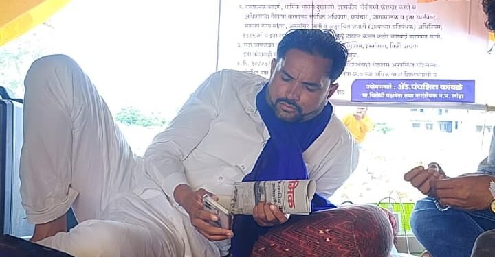जायकवाडी वसाहत परिसरातील धम्मध्वज स्थळी विविध मागण्यांसाठी आमरण उपोषण दुसऱ्या दिवशीही सुरुलोहा,