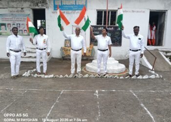 साई विद्यालय वंधली येथे उत्साहात 80 वा स्वातंत्र्यदिन साजरा