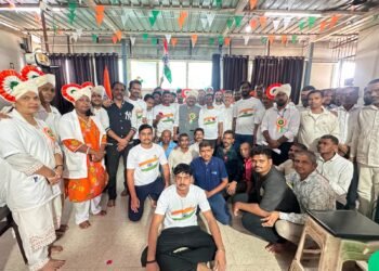 व्यसनाच्या गुलामीतून स्वातंत्र्याची नवी वाट; मुक्ताई व्यसनमुक्ती केंद्रात स्वातंत्र्य दिन उत्साहात साजरा.