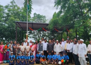 जिल्हा परिषद प्राथमिक शाळा मुजावर वस्ती या ठिकाणी भारताचा 80 वा स्वातंत्र्य दिन मोठ्या उत्साहात साजरा करण्यात आला.