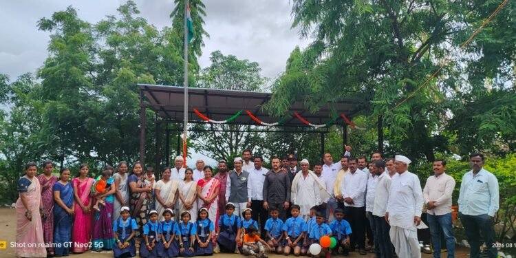 जिल्हा परिषद प्राथमिक शाळा मुजावर वस्ती या ठिकाणी भारताचा 80 वा स्वातंत्र्य दिन मोठ्या उत्साहात साजरा करण्यात आला.