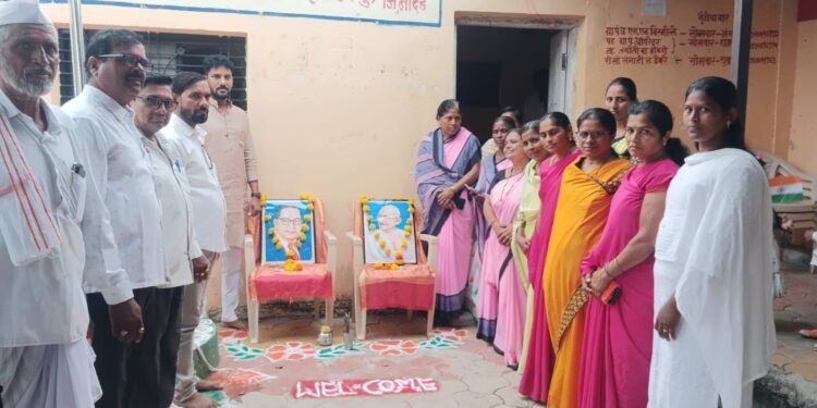 बेरळी खुर्द ग्रामपंचायतीत ८० वा स्वातंत्र्य दिन उत्साहात साजरा