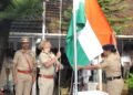 रत्नागिरी पोलीस अधीक्षक कार्यालयात स्वातंत्र्य दिनाचा उत्साह; पोलीस अधीक्षक नितीन बगाटे यांच्या हस्ते ध्वजारोहण