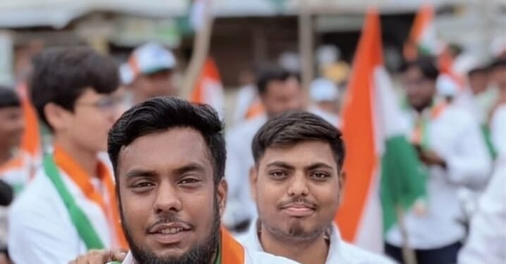 माढेली येथे स्वातंत्र्यदिनानिमित्त अमृत महोत्सवी भव्य तिरंगा बाइक रॅली उत्साहात