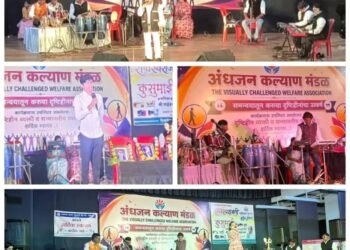 दृष्टिदिव्यांगांच्या संगीताने अमळनेरकर मंत्रमुग्ध; अंधजन कल्याण मंडळाची मैफिल ठरली ‘सुपरहिट’…