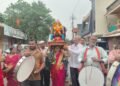 शहाद्यात कानबाई माता उत्सवाची भक्तीमय वातावरणात सांगता; पारंपारिक फेर आणि सवाद्य मिरवणुकीने गोमाई नदीपात्रात विसर्जन.